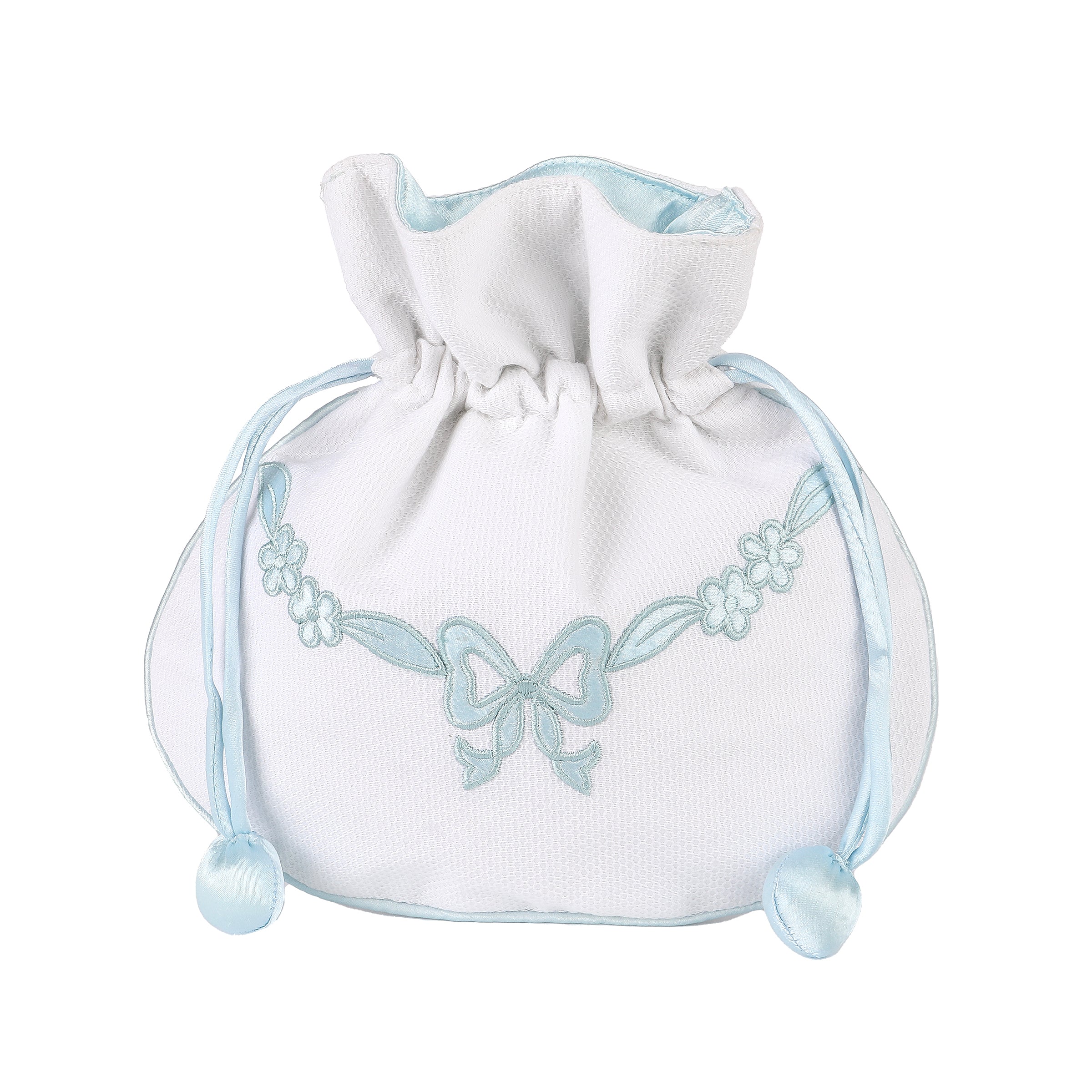 FLORAL BOW JEWELRY POUCH - Lenora