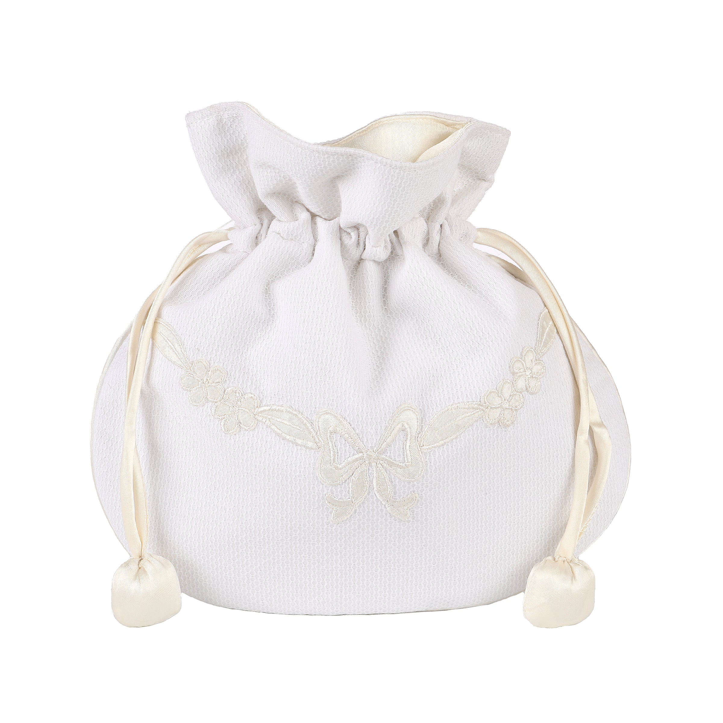 FLORAL BOW JEWELRY POUCH - Lenora