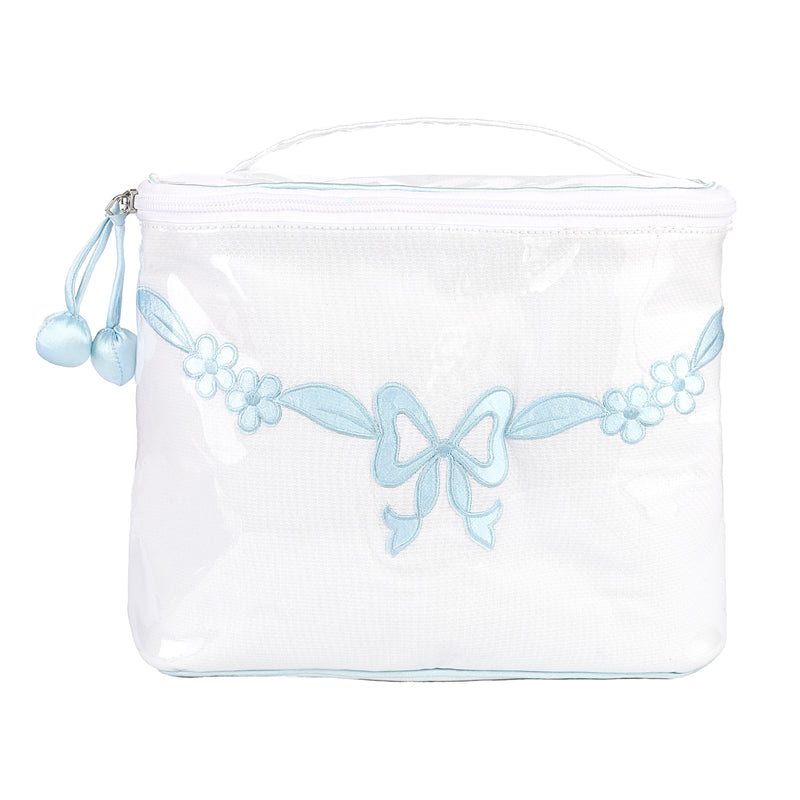 FLORAL BOW TRAIN CASE - Lenora