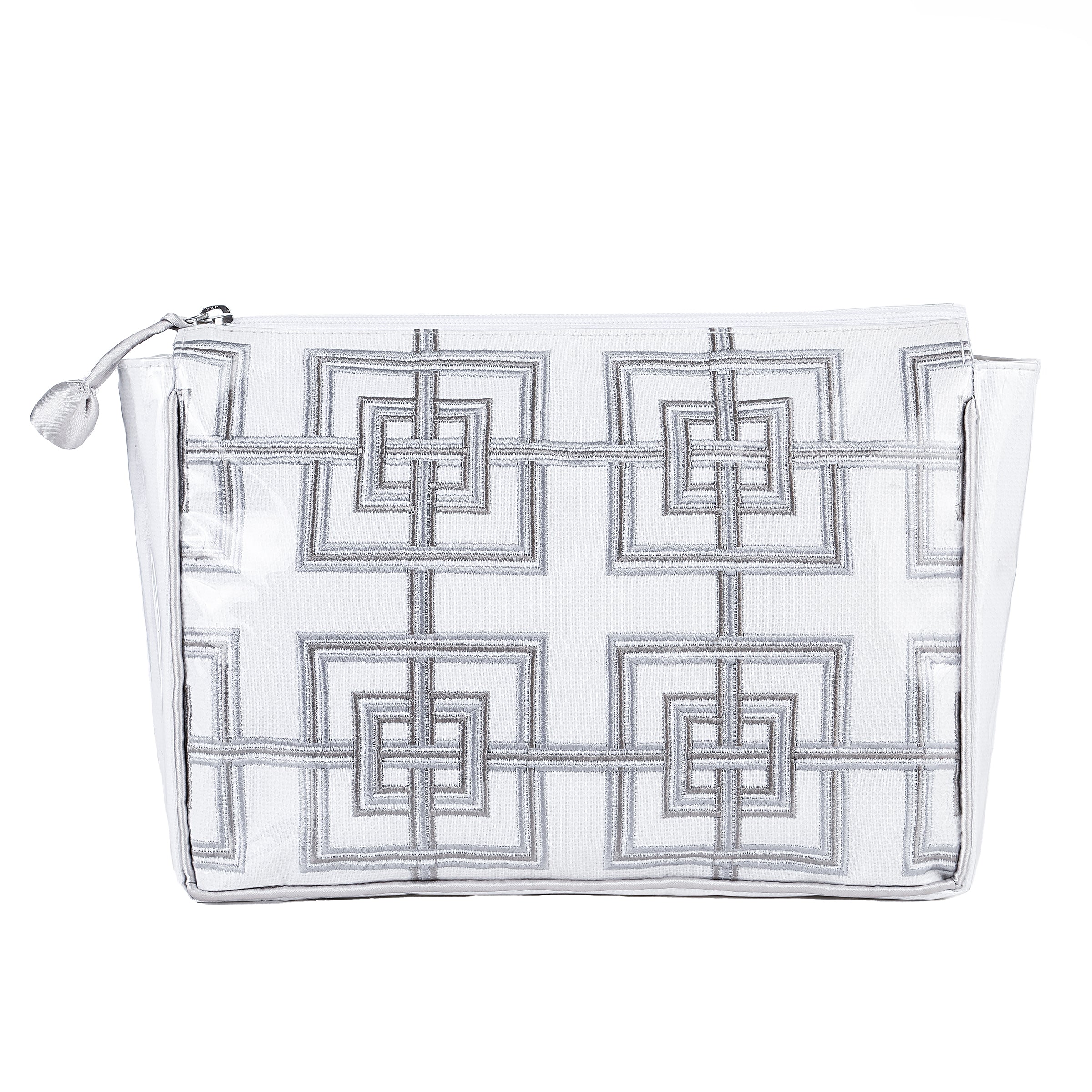 Geometric Large Makeup Bag - Lenora