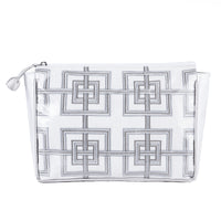 GEOMETRIC LARGE MAKEUP BAG - Lenora