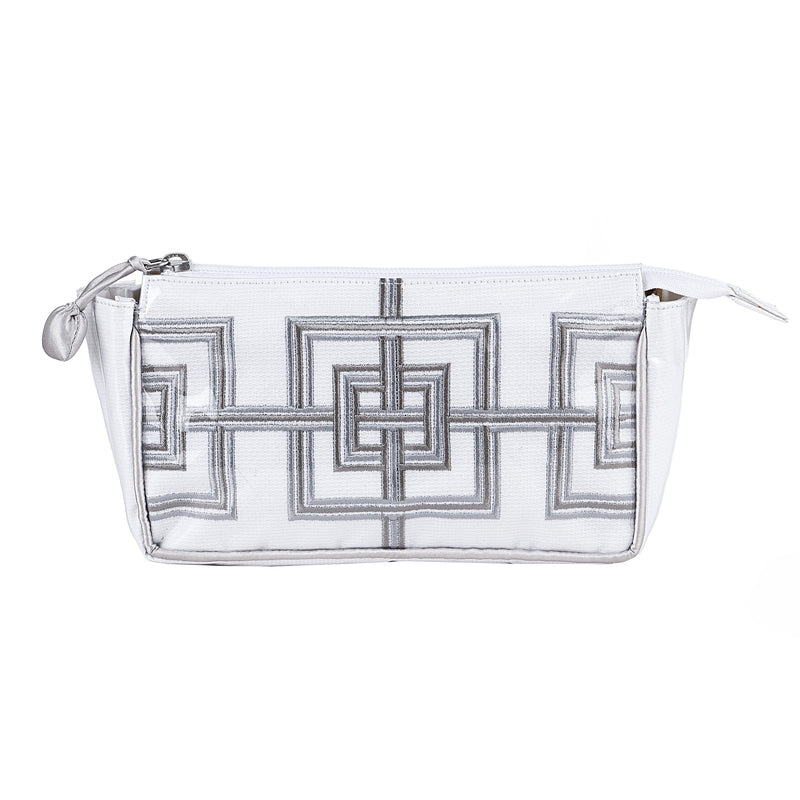 GEOMETRIC SMALL MAKEUP BAG - Lenora