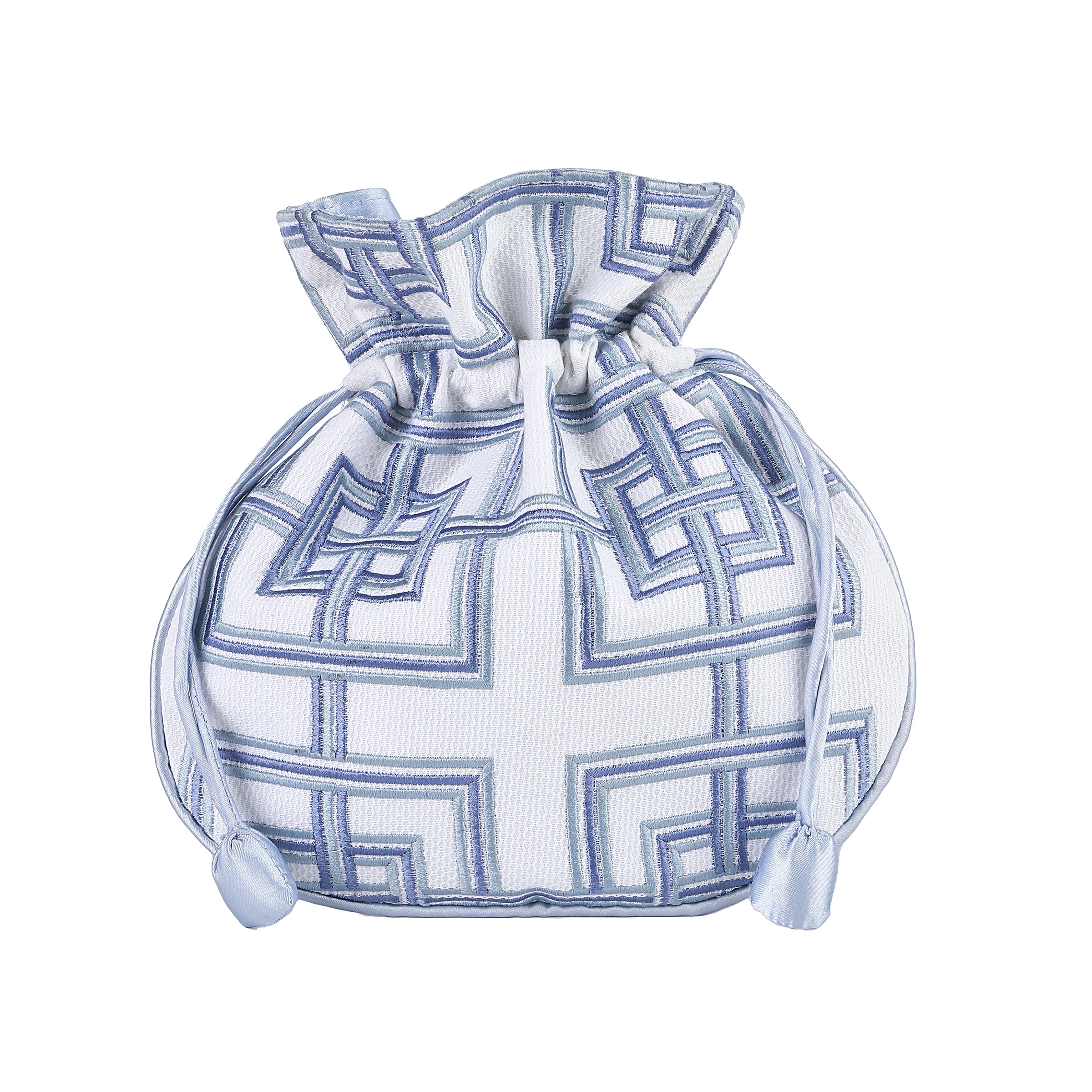 Geometric Jewelry Pouch - Lenora