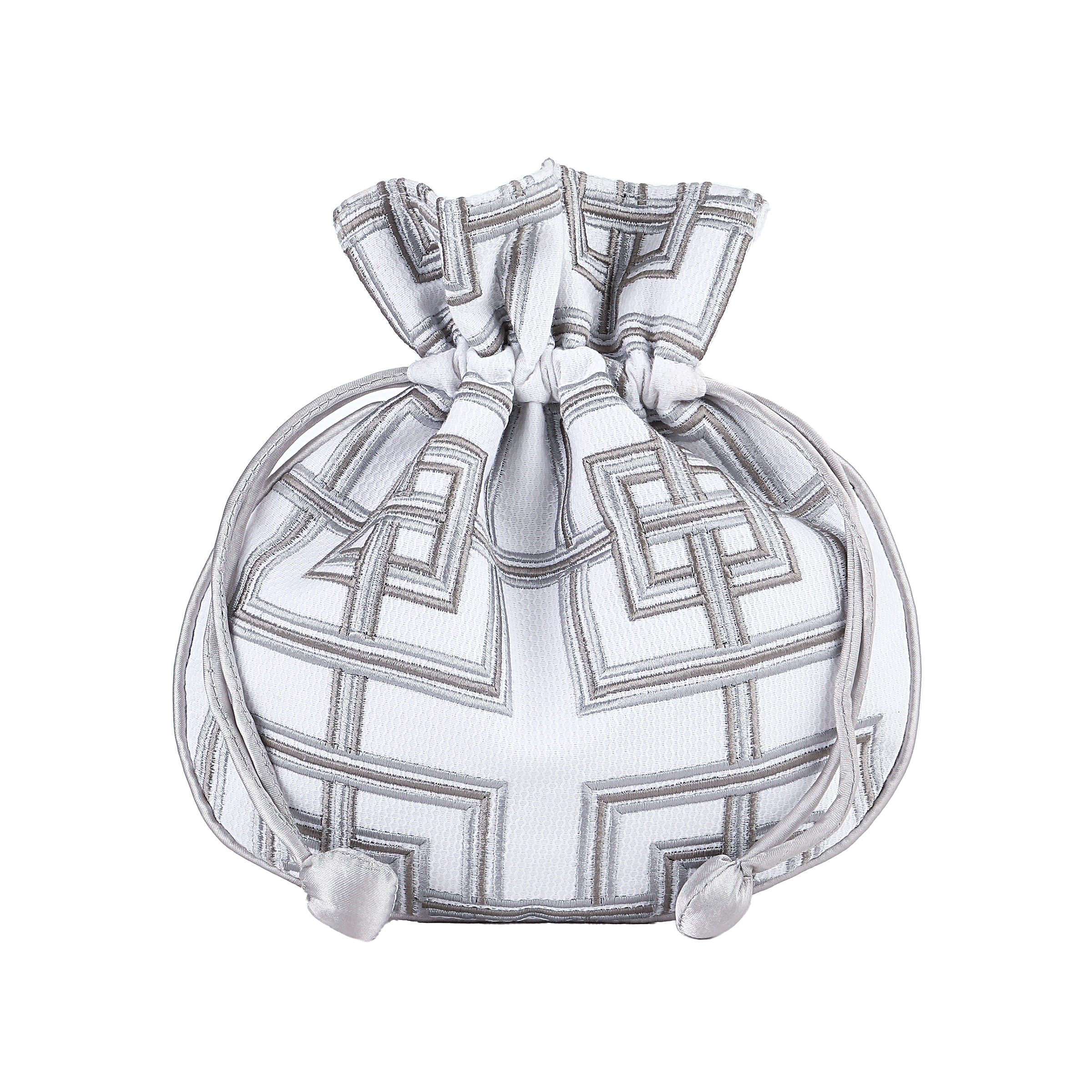 Geometric Jewelry Pouch - Lenora