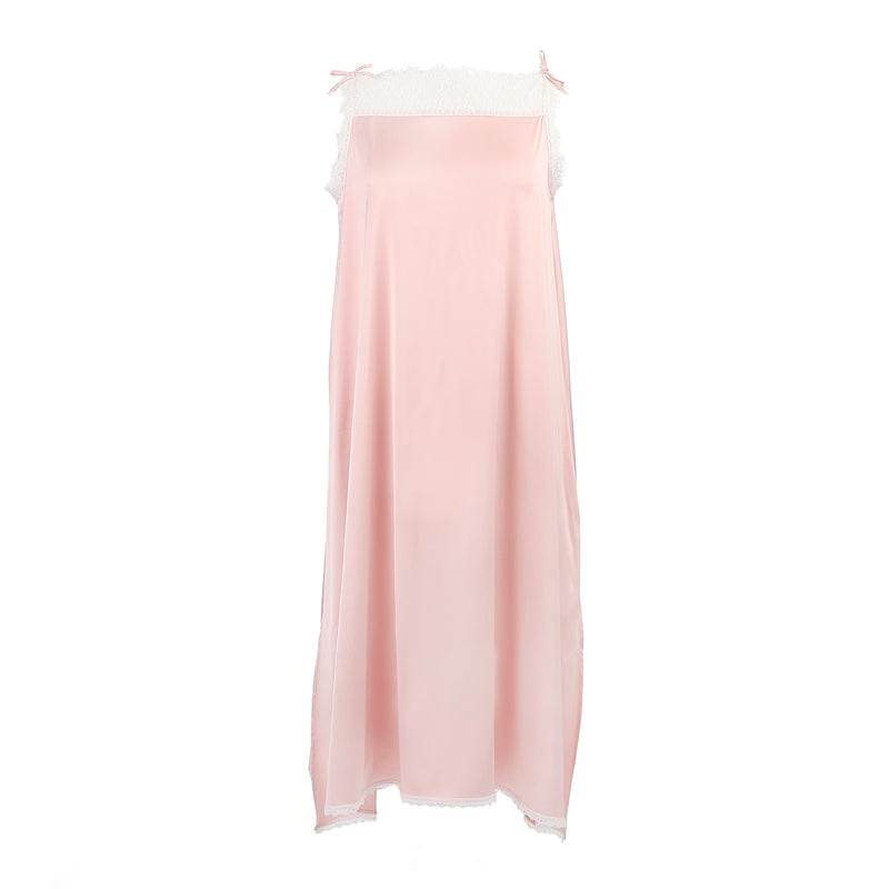 CHLOE LACE & SATIN NIGHTGOWN - Lenora