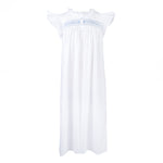 EMILY COTTON SMOCKED NIGHTGOWN - Lenora