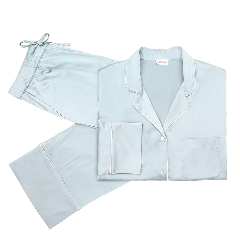 CLASSIC CHLOE SATIN PAJAMAS - Lenora