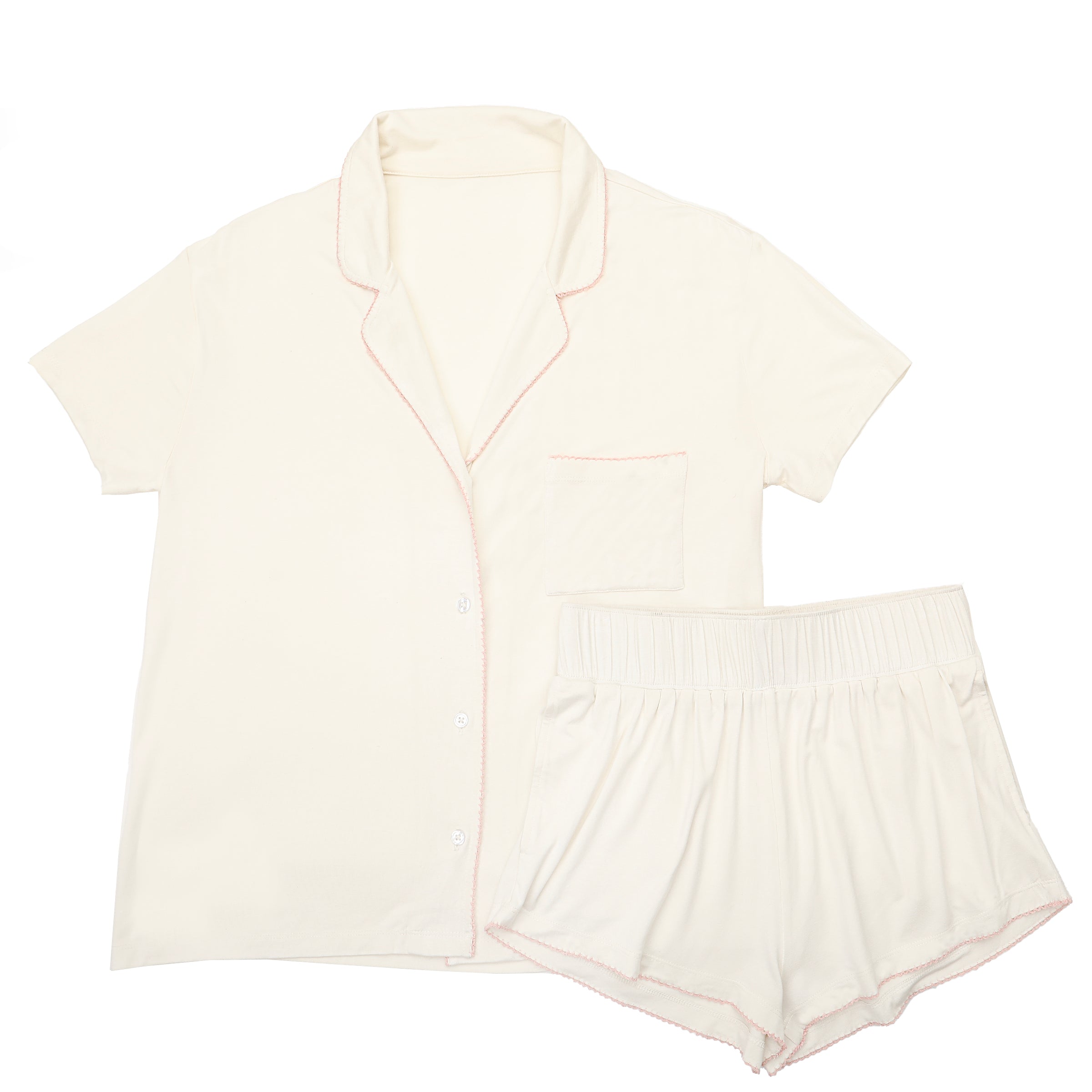 NORA MODAL KNIT SHORT PAJAMAS - Lenora