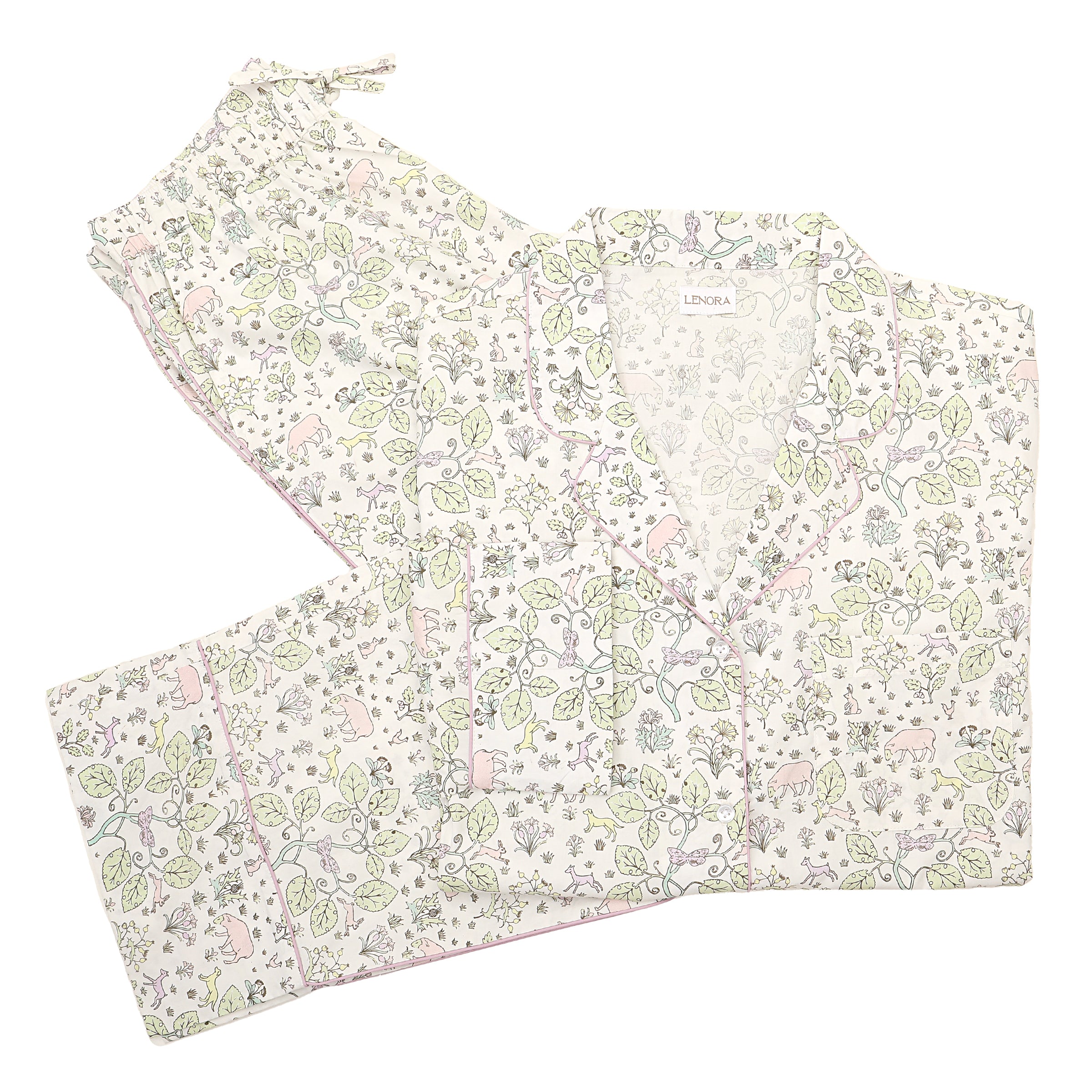 CLASSIC COTTON PAJAMAS IN EMMIE FLORAL - Lenora