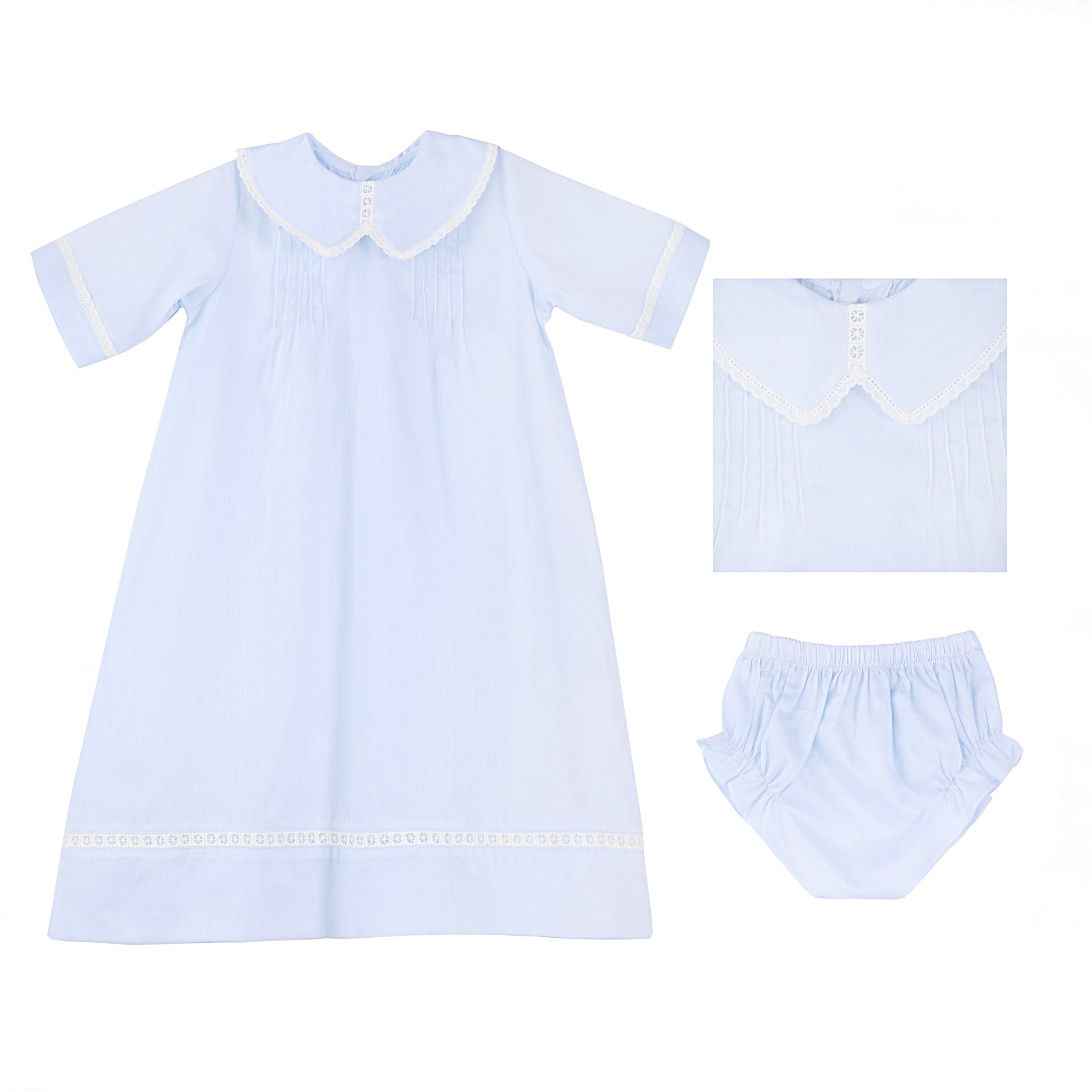 BABY SIMPLE COTTON DAYGOWN - Lenora