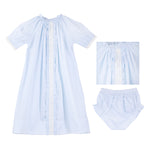 BABY EYELET COTTON DAYGOWN - Lenora