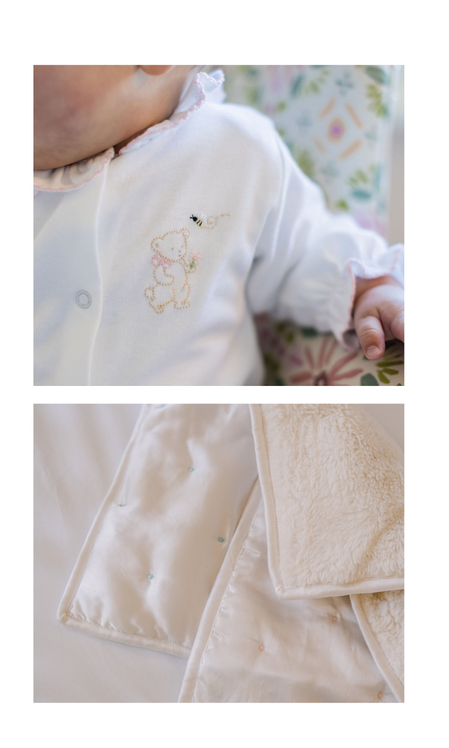 Teddy Bear Footie & Lovie Bundle - Lenora