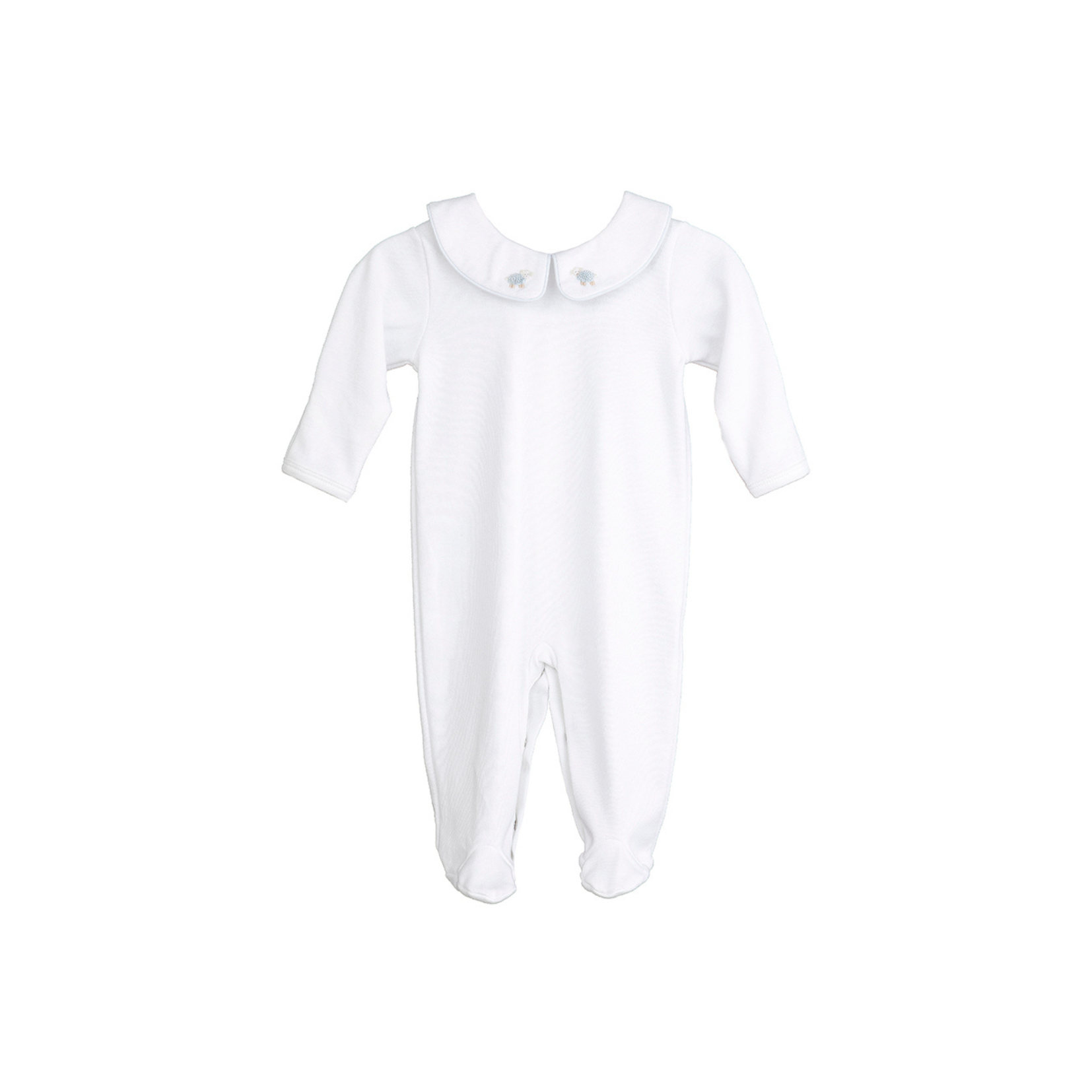 BABY LITTLE BO PEEP COTTON KNIT FOOTIE - Lenora