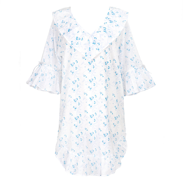 LILY COTTON POET NIGHTSHIRT - Lenora