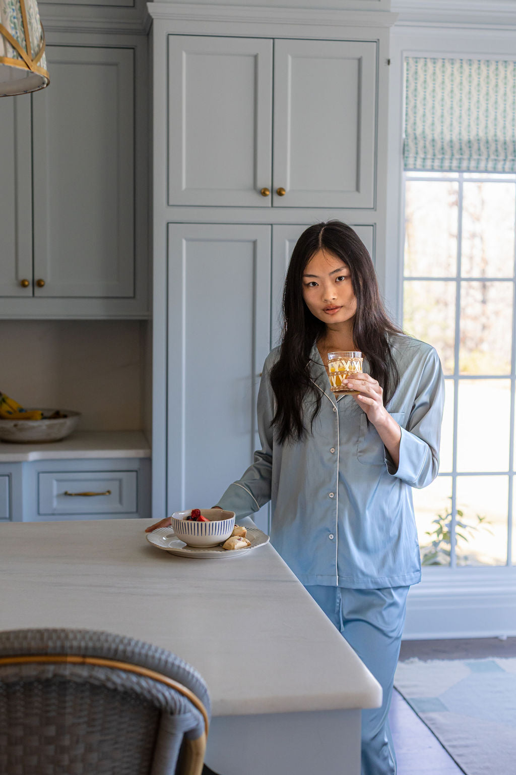 CHLOE SATIN PAJAMAS - Lenora
