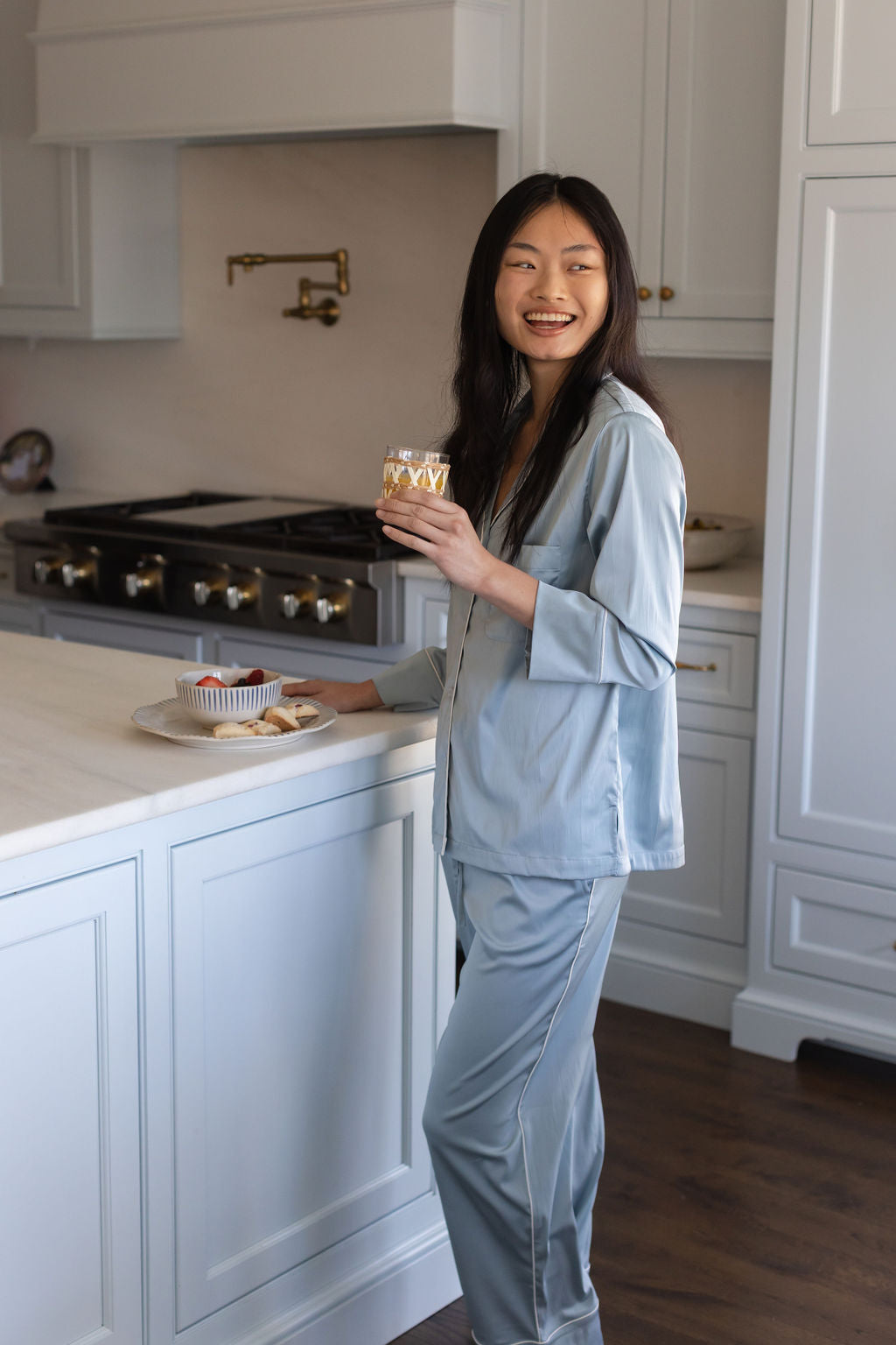 CHLOE SATIN PAJAMAS - Lenora