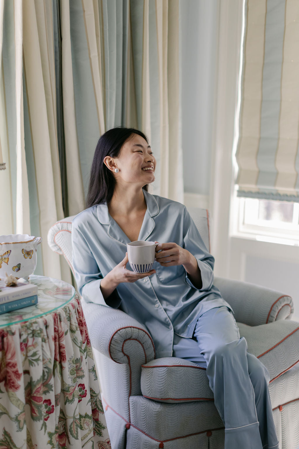 CHLOE SATIN PAJAMAS - Lenora