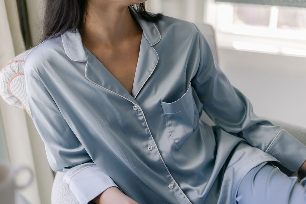 CHLOE SATIN PAJAMAS - Lenora