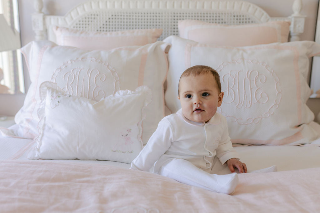 BABY LAMB & BEE COTTON PILLOW SHAM - Lenora