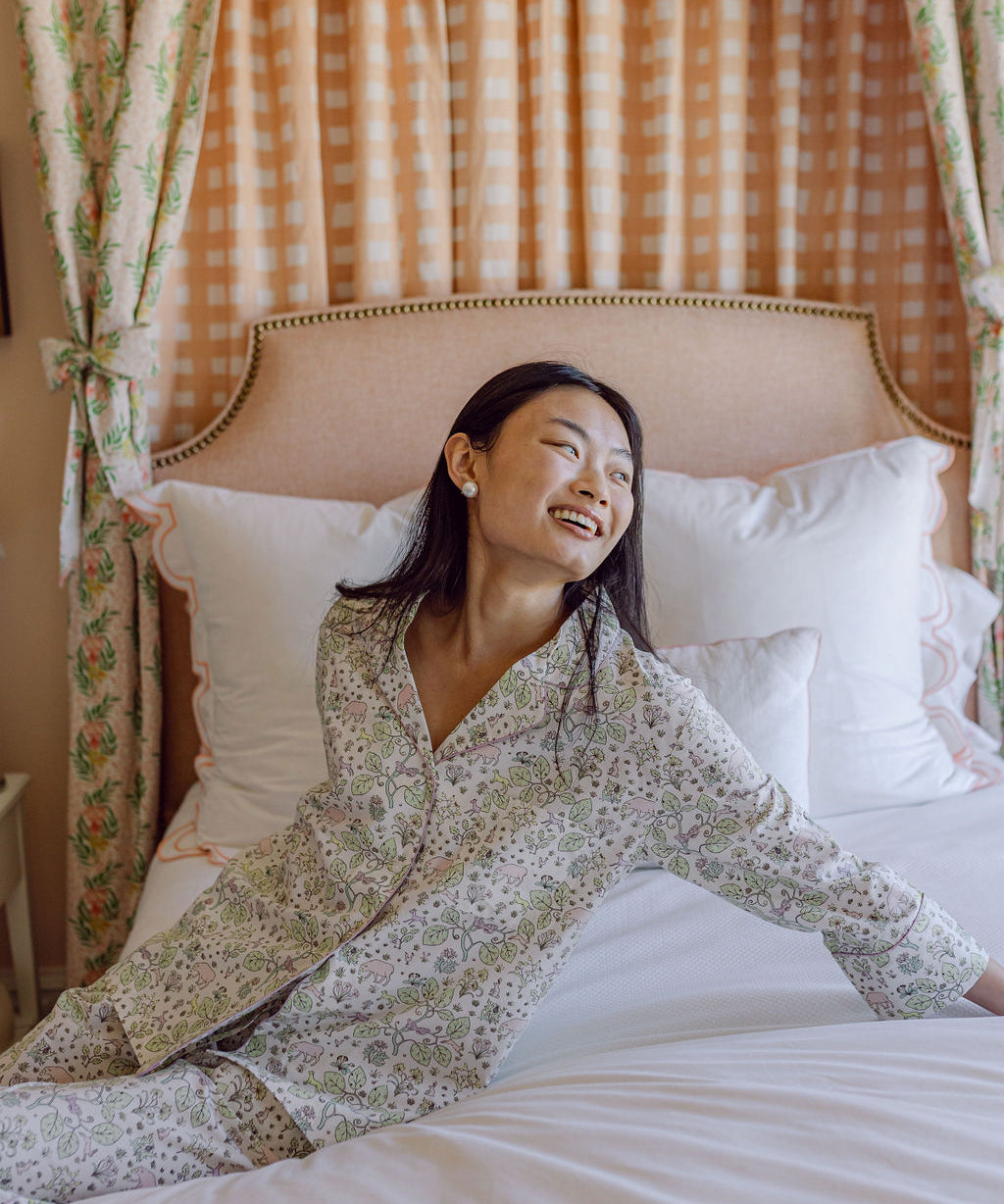 CLASSIC COTTON PAJAMAS IN EMMIE FLORAL - Lenora