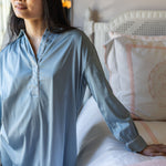 CHLOE SATIN NIGHTSHIRT - Lenora