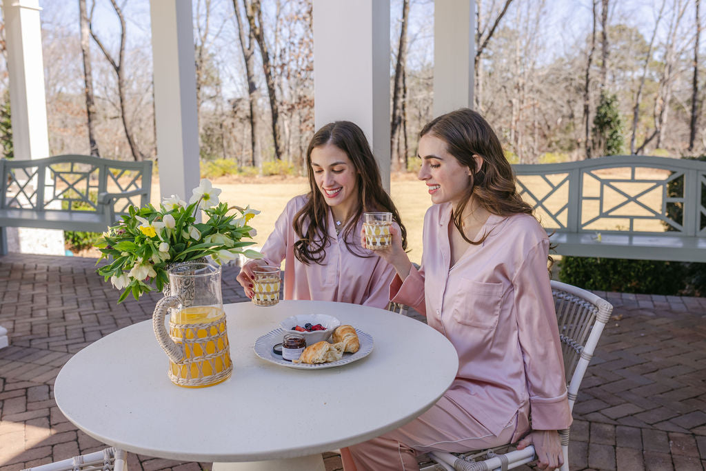 CHLOE SATIN PAJAMAS - Lenora