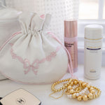 FLORAL BOW JEWELRY POUCH - Lenora