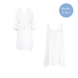 LIZA POINTELLE NIGHTGOWN & ROBE BUNDLE - Lenora