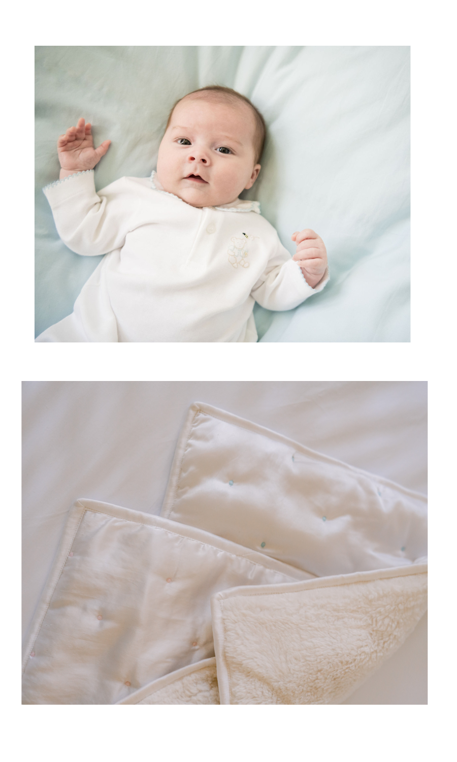 Teddy Bear Sack & Satin Fur Lovie Bundle - Lenora