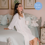 LIZA POINTELLE NIGHTGOWN & ROBE BUNDLE - Lenora