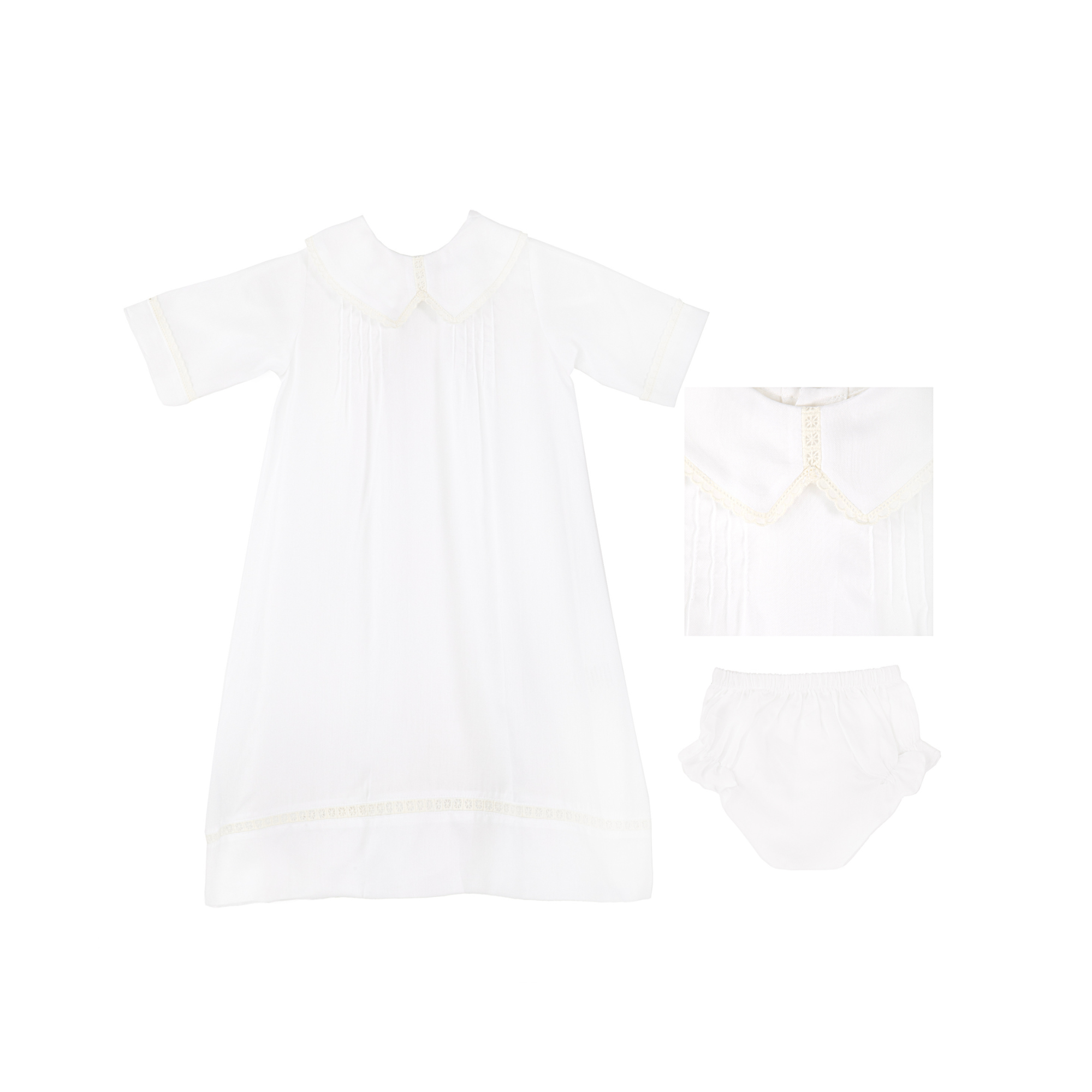 BABY SIMPLE COTTON DAYGOWN - Lenora