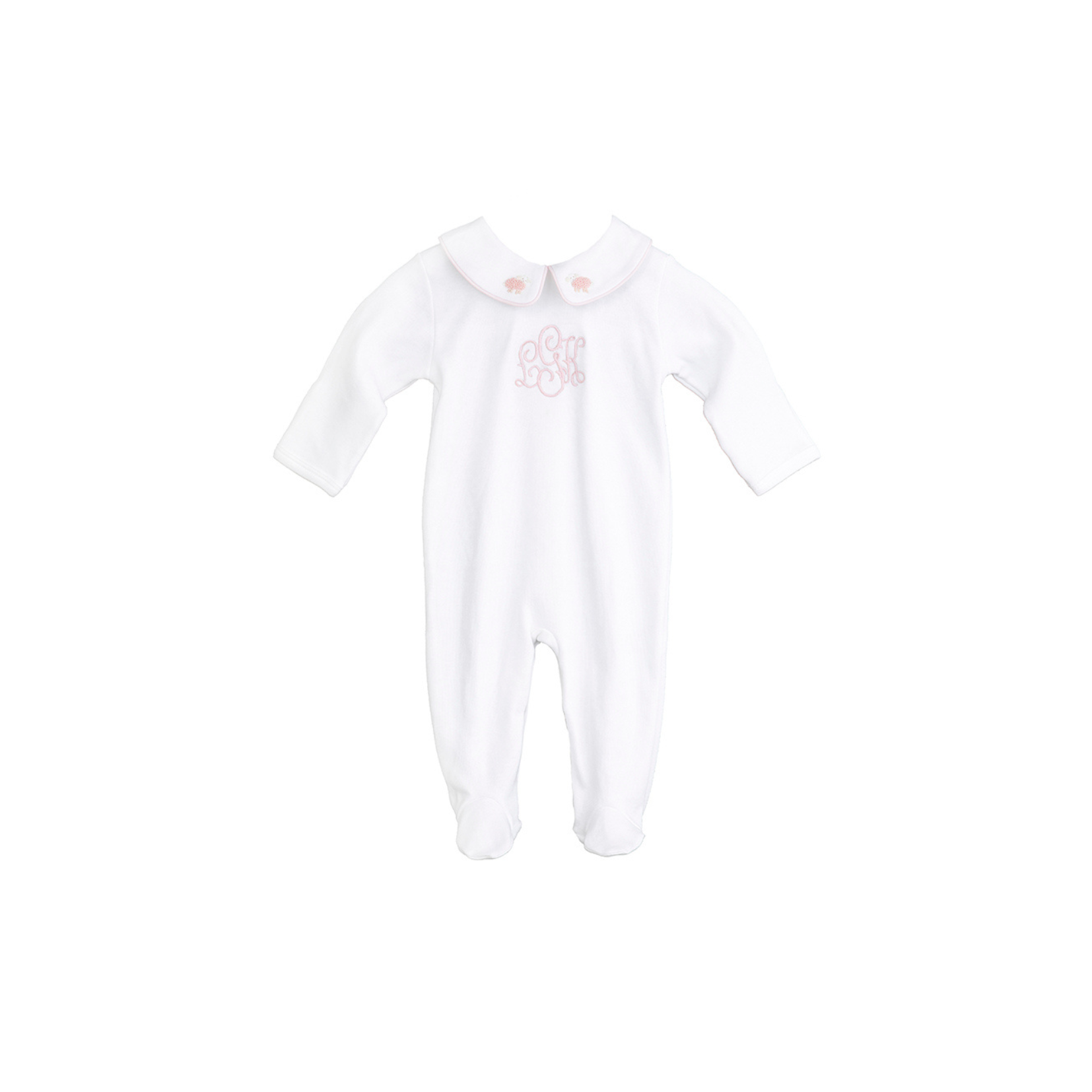 BABY LITTLE BO PEEP COTTON KNIT FOOTIE - Lenora