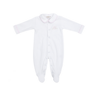BABY PUPPY COTTON KNIT FOOTIE - Lenora
