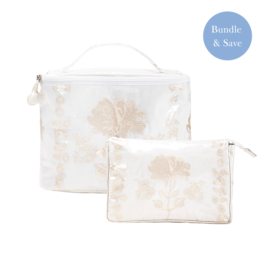 Peony Train Case Bundle - Lenora