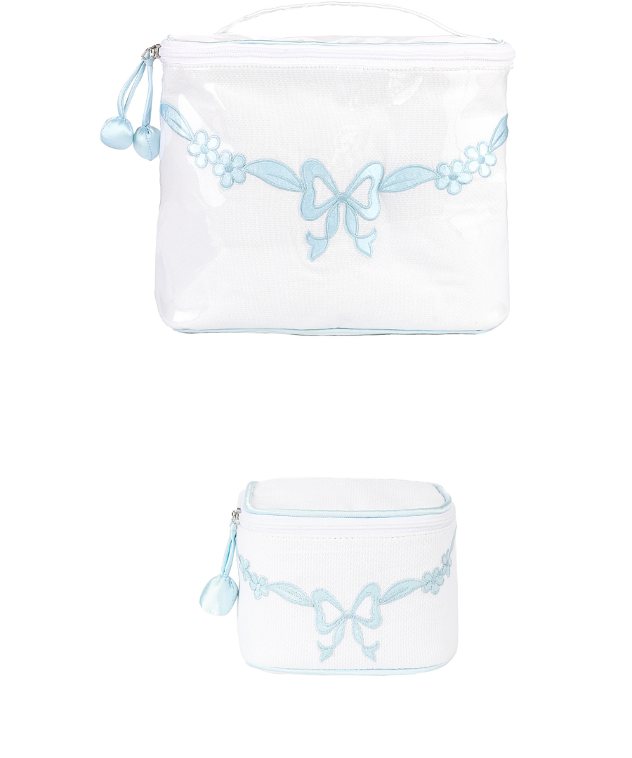 Floral Bow Train Case & Jewelry Box Bundle - Lenora