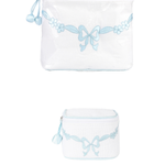 Floral Bow Train Case & Jewelry Box Bundle - Lenora