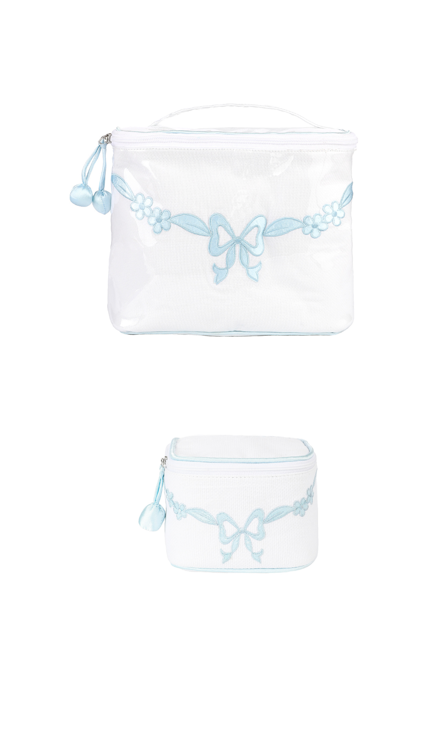Floral Bow Train Case & Jewelry Box Bundle - Lenora