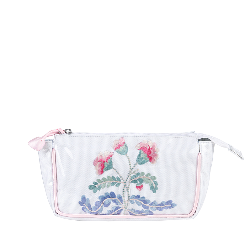Carnation Small Makeup Bag