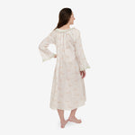 LUCY RUFFLE LONG SLEEVE NIGHTGOWN - Lenora