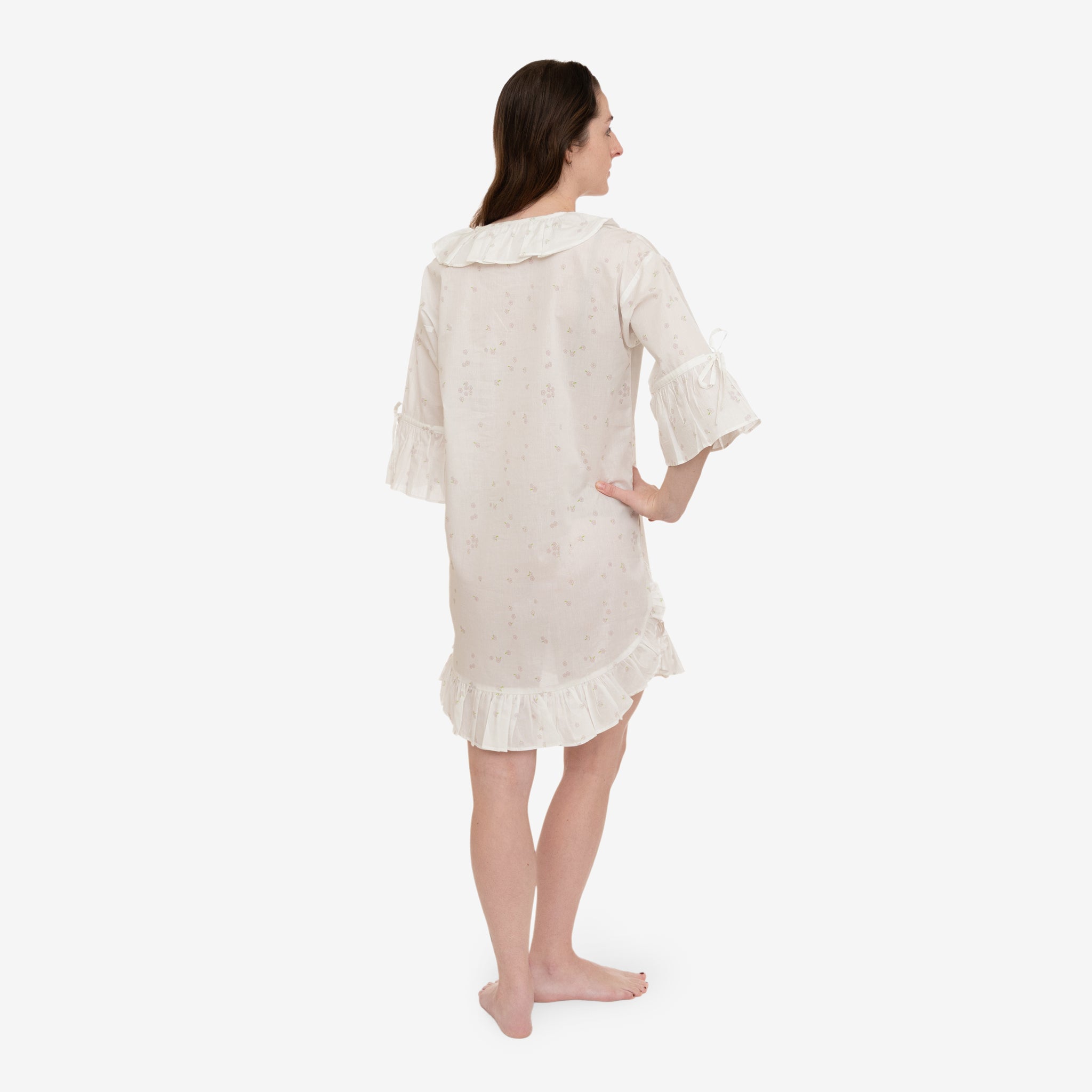 LUCY RUFFLE POET NIGHTSHIRT - Lenora