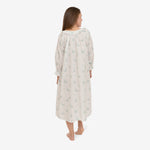 LUCY RUFFLE LONG SLEEVE NIGHTGOWN - Lenora