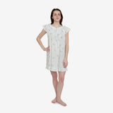 LUCY RUFFLE SHORT NIGHTGOWN - Lenora