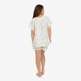LUCY RUFFLE SHORT PAJAMAS - Lenora