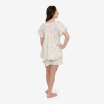 LUCY RUFFLE SHORT PAJAMAS - Lenora