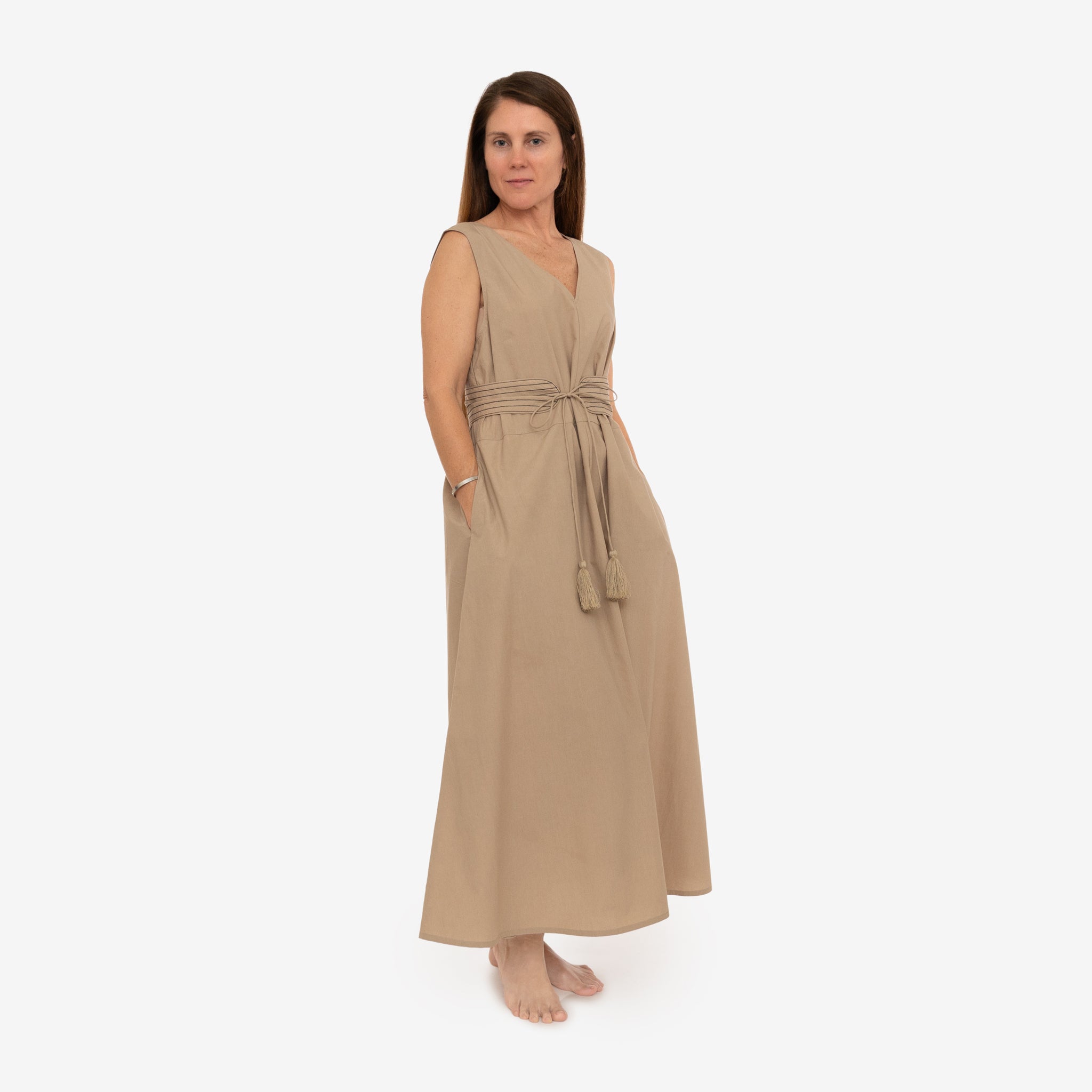 FLORENCE TANK BELTED DRESS - Lenora