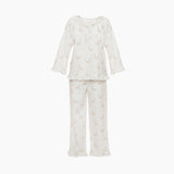 LUCY RUFFLE LONG PAJAMAS - Lenora