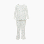 LUCY RUFFLE LONG PAJAMAS - Lenora