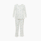 LUCY RUFFLE LONG PAJAMAS - Lenora