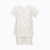 LUCY RUFFLE SHORT PAJAMAS - Lenora