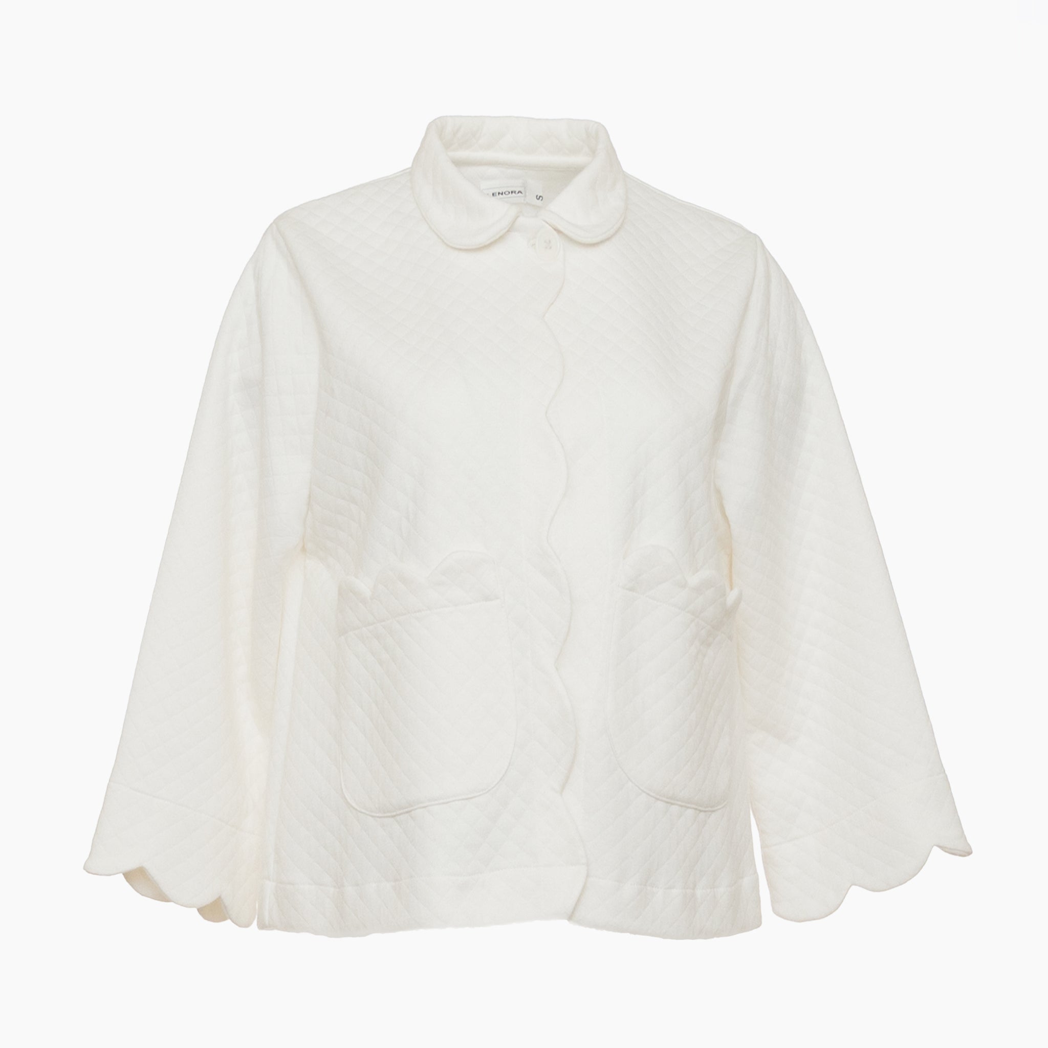 QUILTED BED JACKET - Lenora